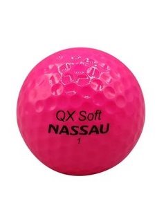 Nassau golfballen QX soft pink - Golftassen, Golfschoenen | Ook online kopen bij Golfers Point | Golfers Point