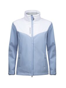 Cross dames golfregenjack Cloud blauw-wit